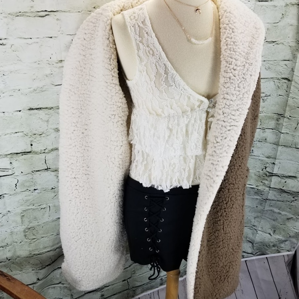 Armor Adore - SALE ! NWT Double Jumbo Fleece COAT Long, NEW M - Picture 7 of 8